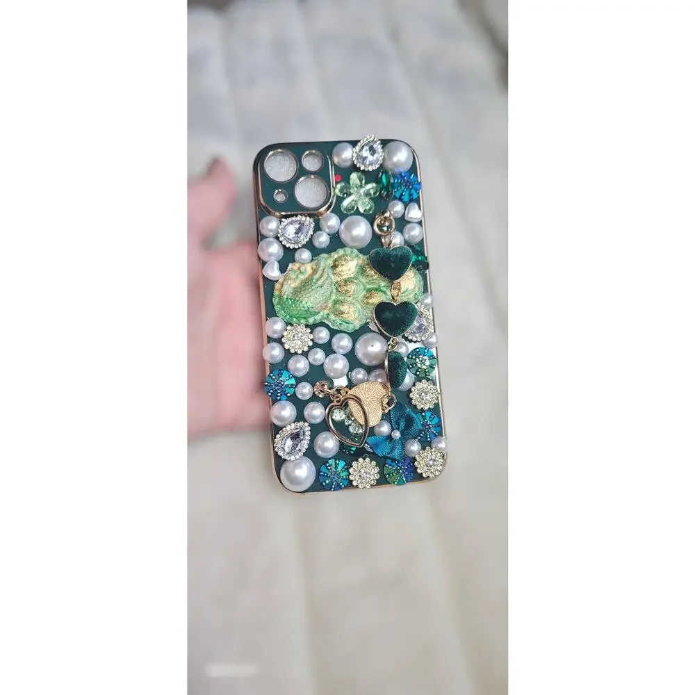 iphone 15 Plus Cute Cases, Phone Accessories, Glitter Bling Bling Cases,
